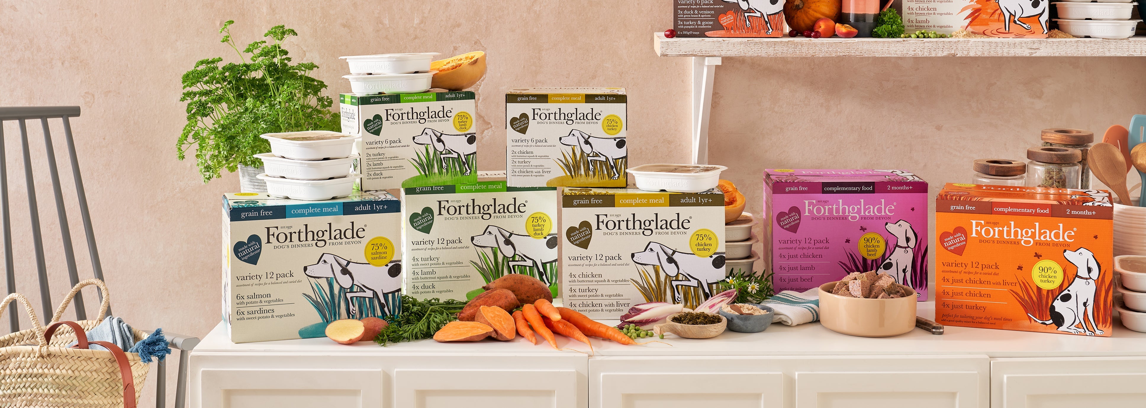 Wet Dog Food Variety Packs Bulk Buy Wet Dog Food Forthglade