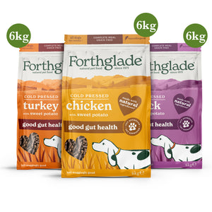 Cold Pressed Poultry Dry Dog Food Bundle (3 x 6kg)
