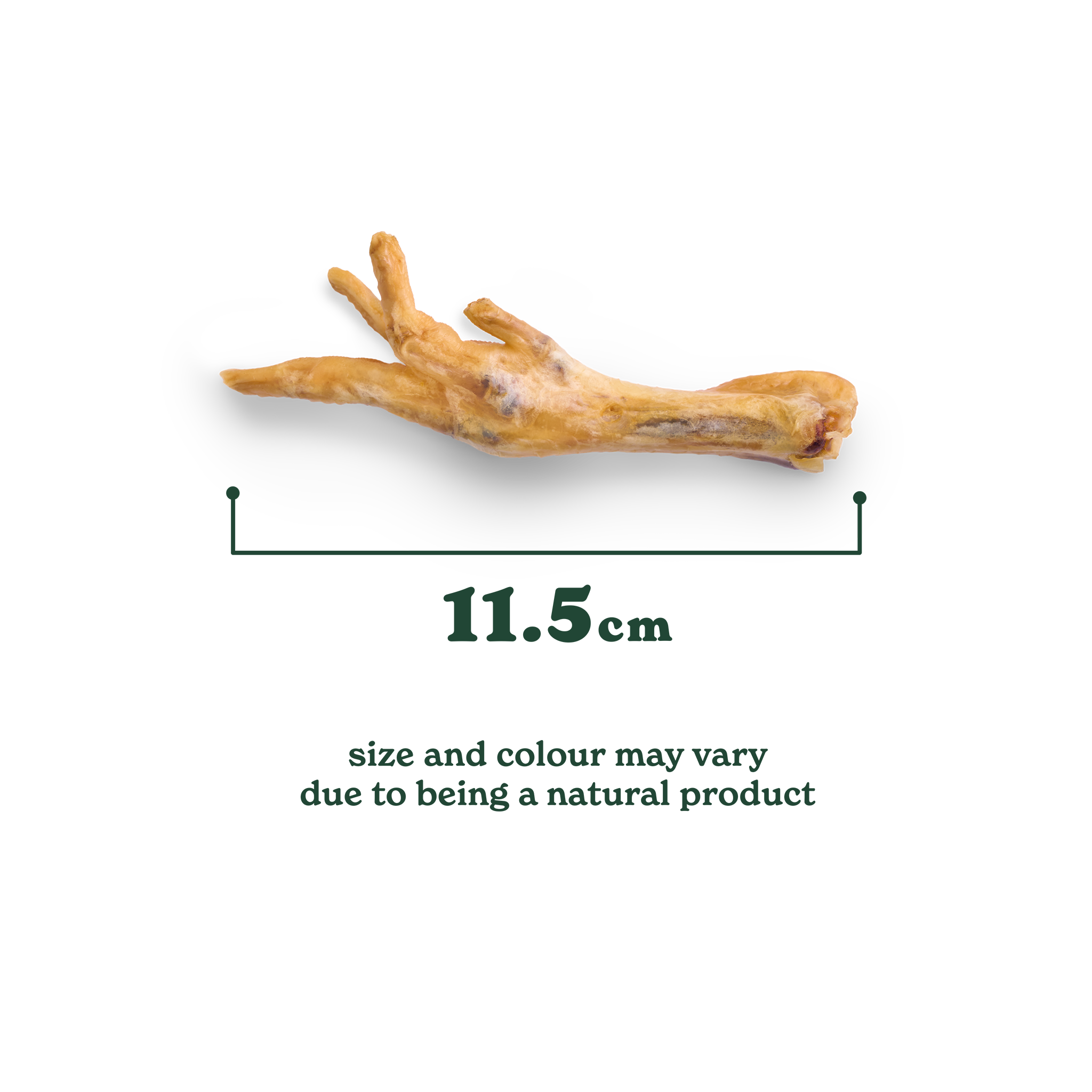 Natural Cuts Air Dried Chicken Feet - Meaty Dog Treats