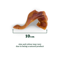 Natural Cuts Air Dried Pigs Ear Strips - Meaty Dog Treats