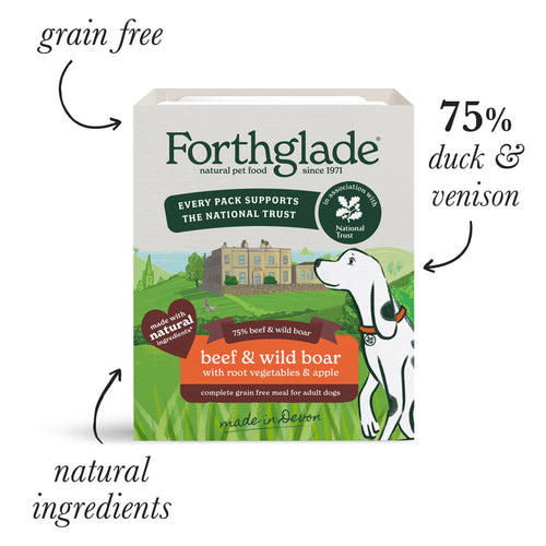 National Trust Beef & Wild Boar Gourmet Wet Dog Food