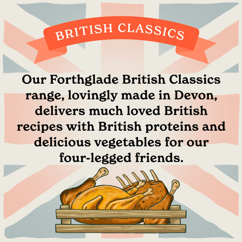 British Classics Chicken Family Lunch Wet Dog Food (Single Tray)