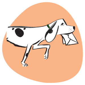 Dog Mail Orange 300PX