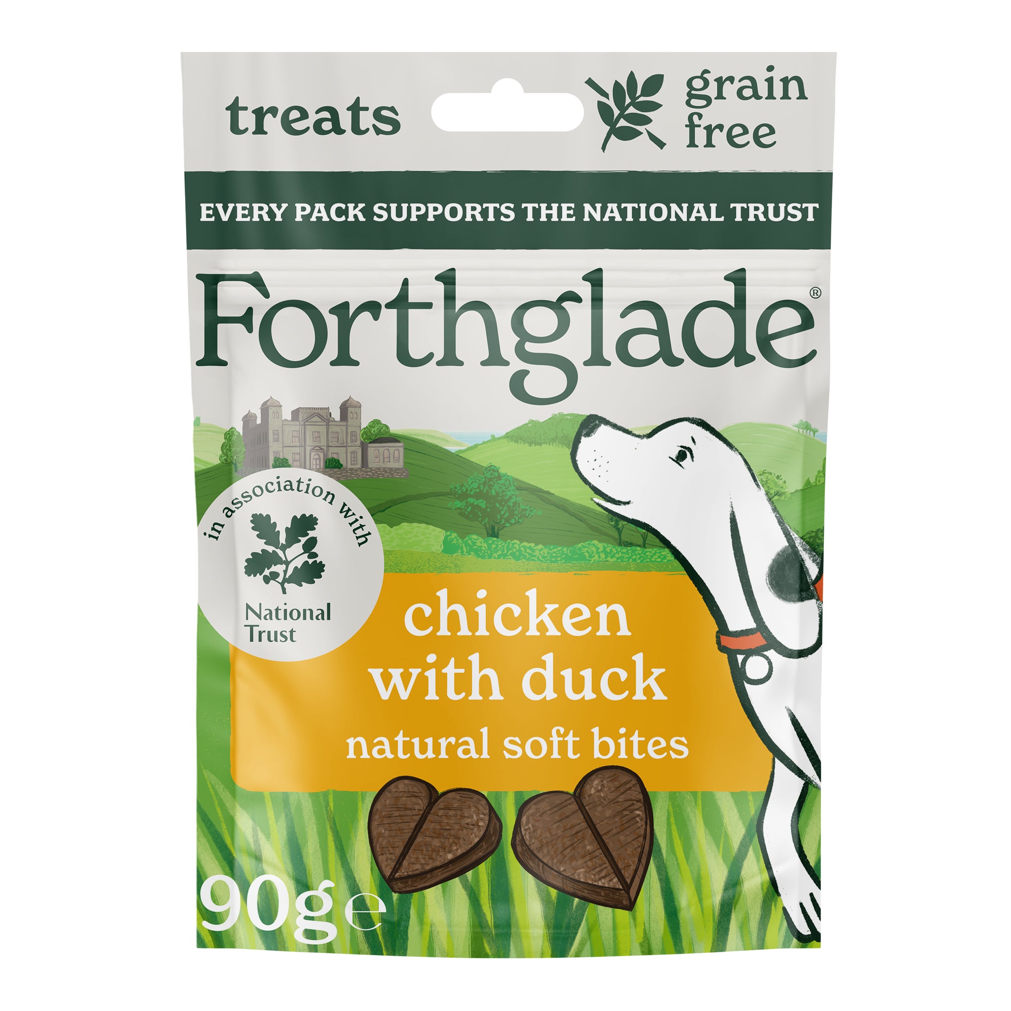 Chicken Duck Dog Treats National Trust Soft Bites Forthglade