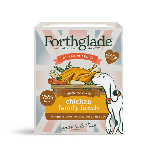 British Classics Chicken Family Lunch Wet Dog Food (Single Tray)
