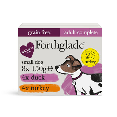 Wet Dog Food - Turkey & Duck Variety Pack (8x150g)