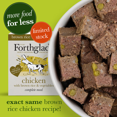 chicken with brown rice & vegetables wet dog food
