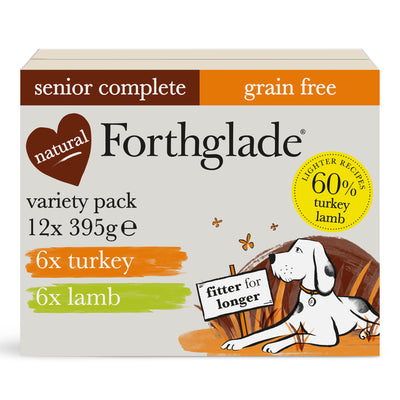 Senior Turkey & Lamb Wet Dog Food Variety Pack