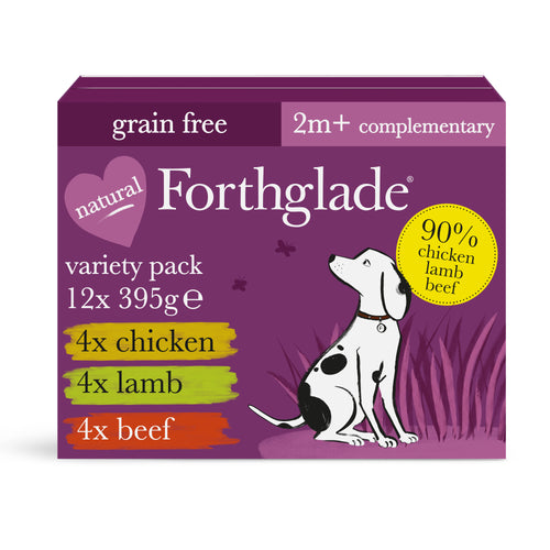 Just Chicken, Lamb & Beef Wet Dog Food Variety Pack