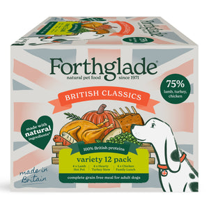 British Classics Chicken, Lamb & Turkey Dog Food Variety Pack