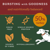 2kg Lightly Baked Turkey Dry Dog Food