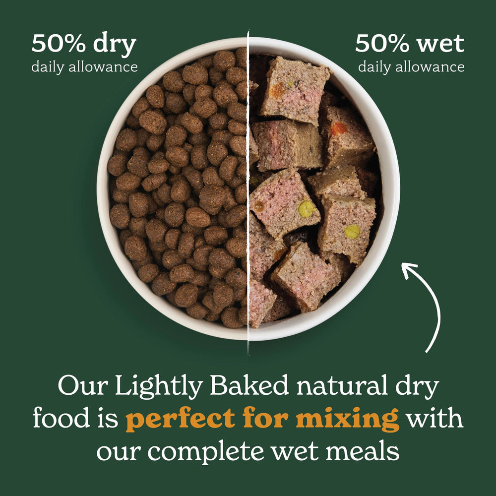 2kg Lightly Baked Turkey Dry Dog Food