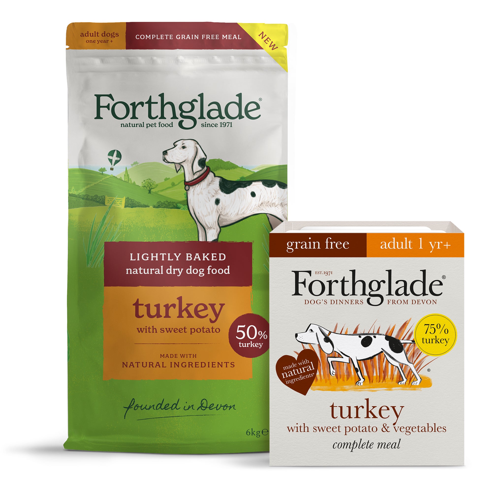 Grain Free Turkey Mixed Food Bundle Forthglade