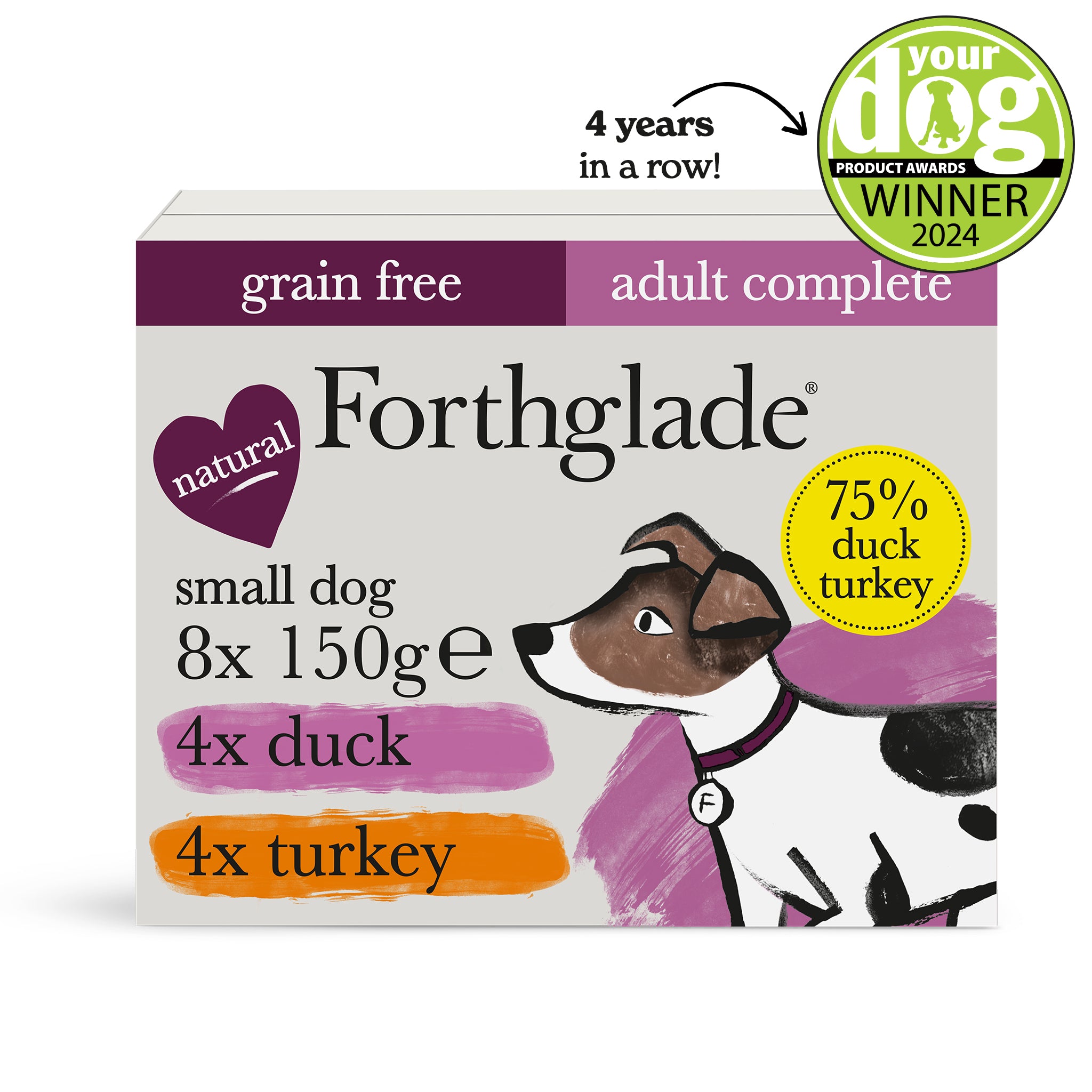 Turkey Duck Wet Food For Small Dogs Variety Pack Forthglade