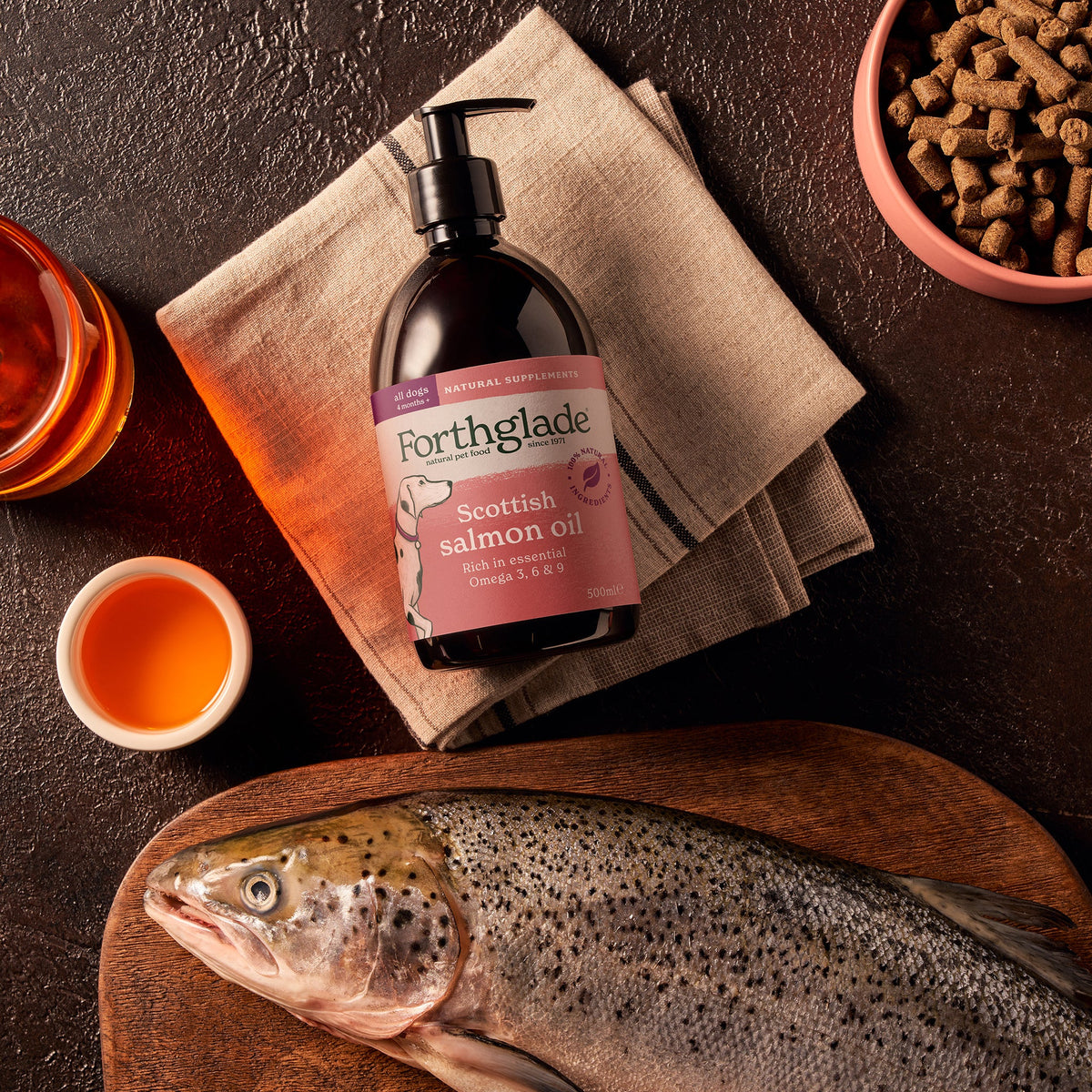 Scottish Salmon Oil for Dogs (1 x 500ml) - Reward