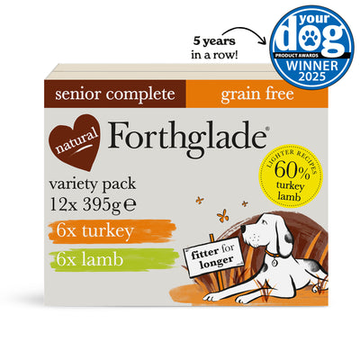 Senior Turkey, Lamb & Vegetables Wet Dog Food - Variety Pack