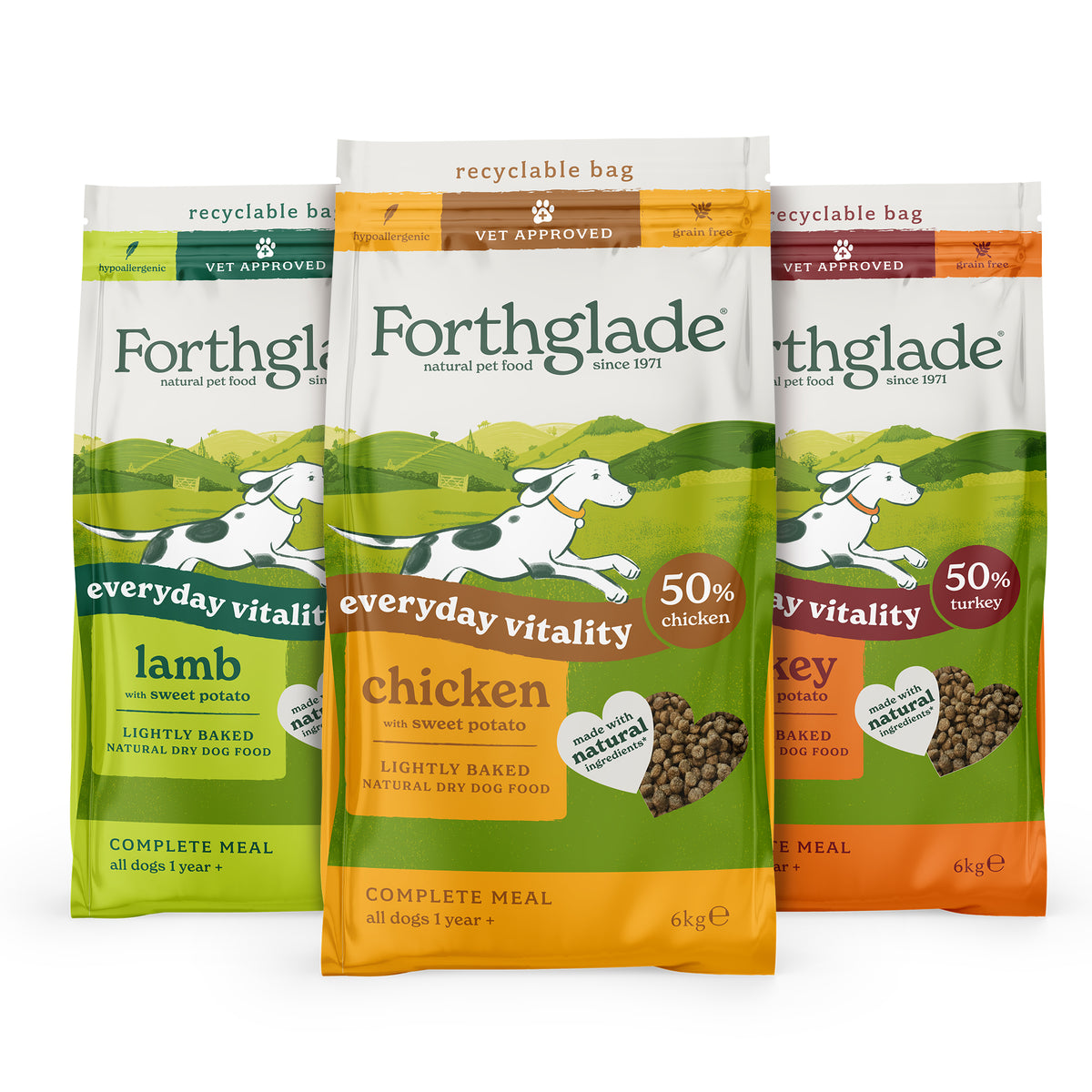 Lightly Baked Dry Dog Food Variety Bundle