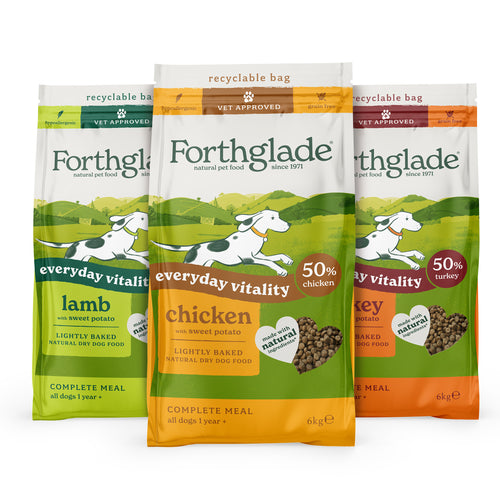 Lightly Baked Dry Dog Food Variety Bundle (3 x 6kg)