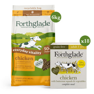 Grain Free Chicken Dog Food Mixed Bundle