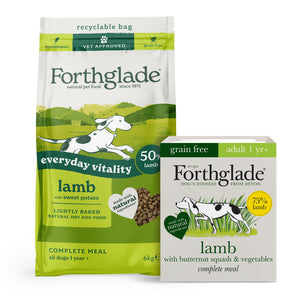 Grain Free Lamb Dog Food Mixed Bundle (1 x 6kg + 18 x 395g)