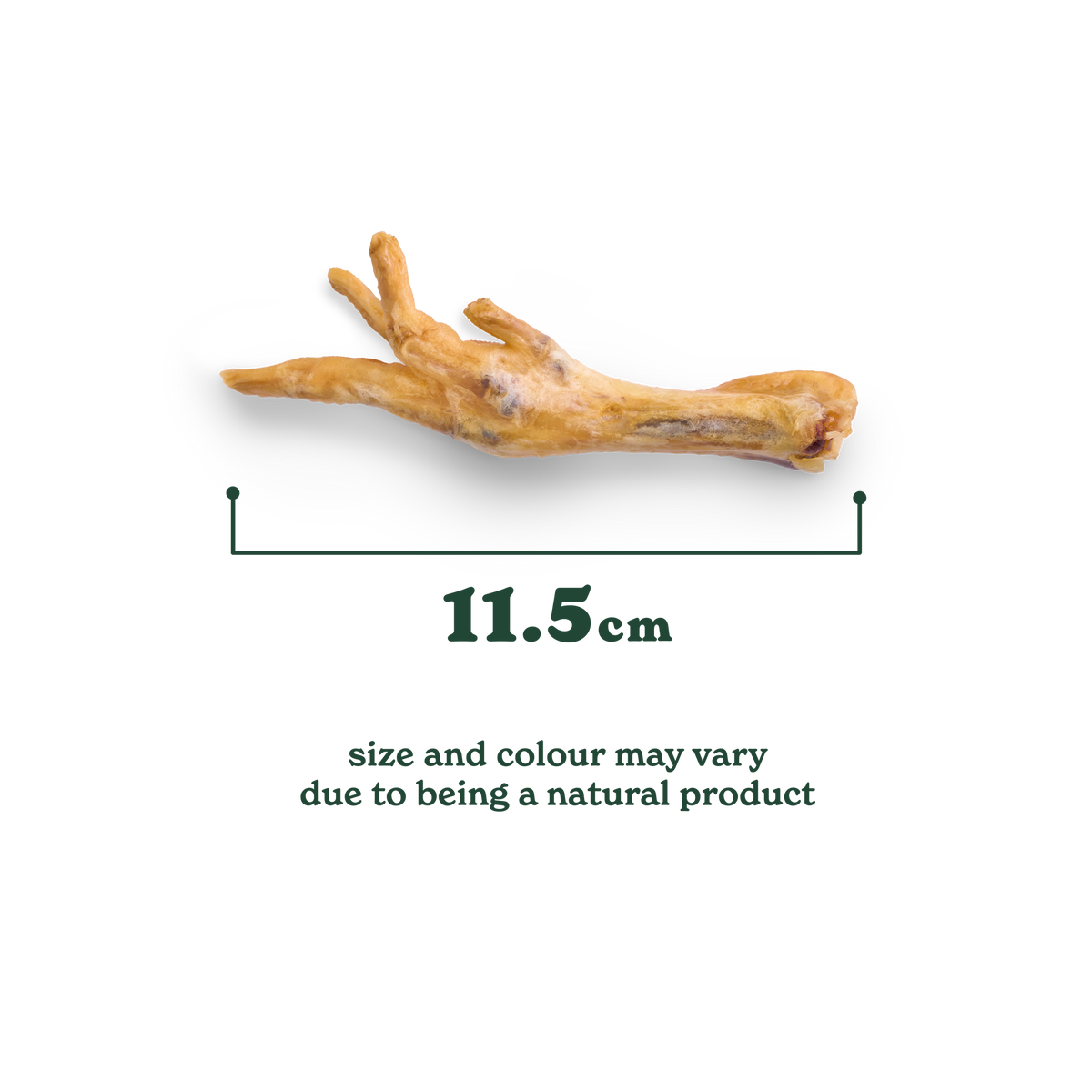 Natural Cuts Air Dried Chicken Feet - Meaty Dog Treats
