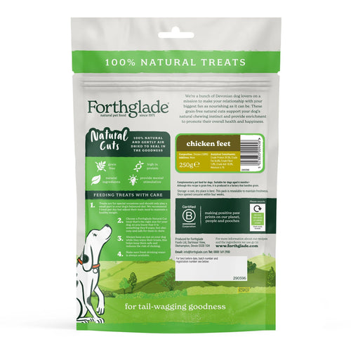 Natural Cuts Air Dried Chicken Feet - Meaty Dog Treats