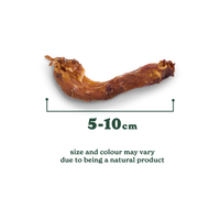 Natural Cuts Air Dried Chicken Necks - Meaty Dog Treats
