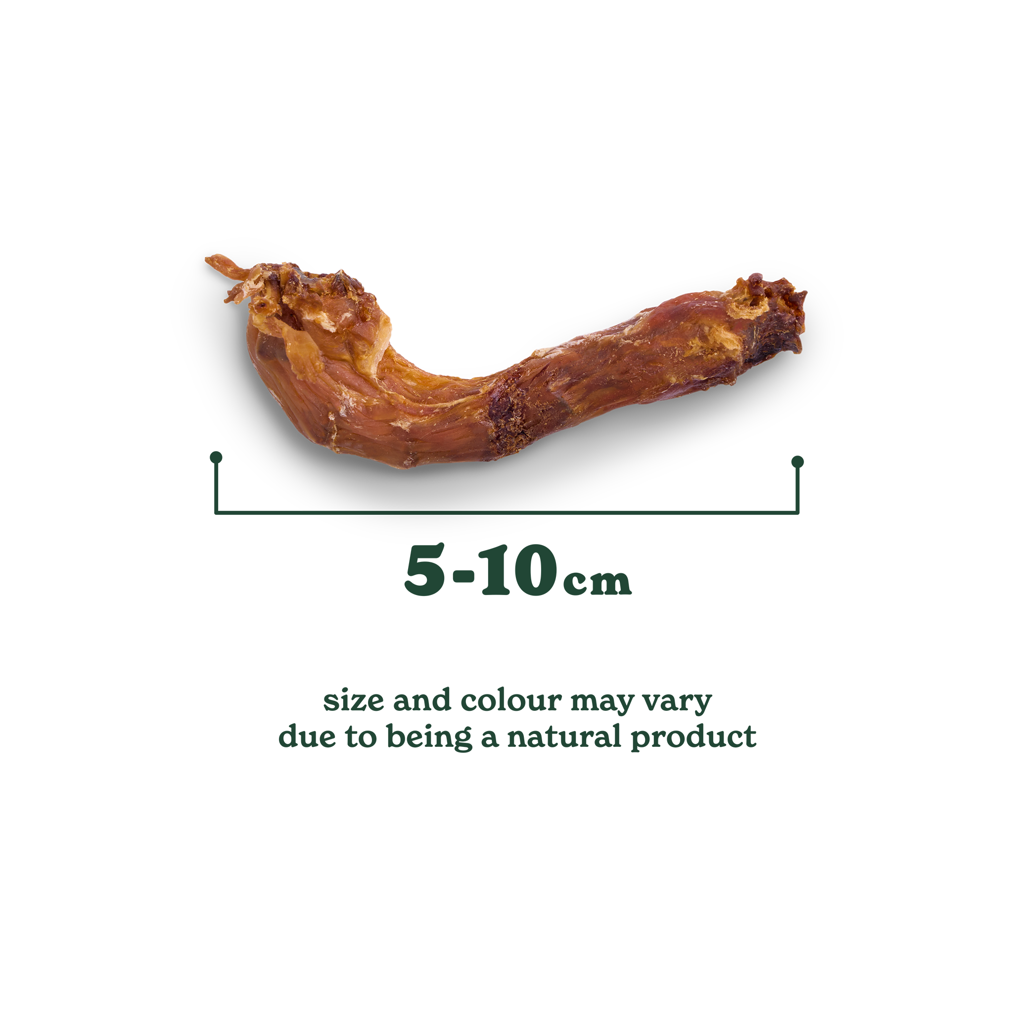 Natural Cuts Air Dried Chicken Necks - Meaty Dog Treats