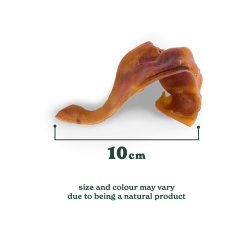 Natural Cuts Air Dried Pigs Ear Strips - Meaty Dog Treats