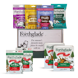 Natural Dog Treats & Christmas Doggy Dinners Festive Box