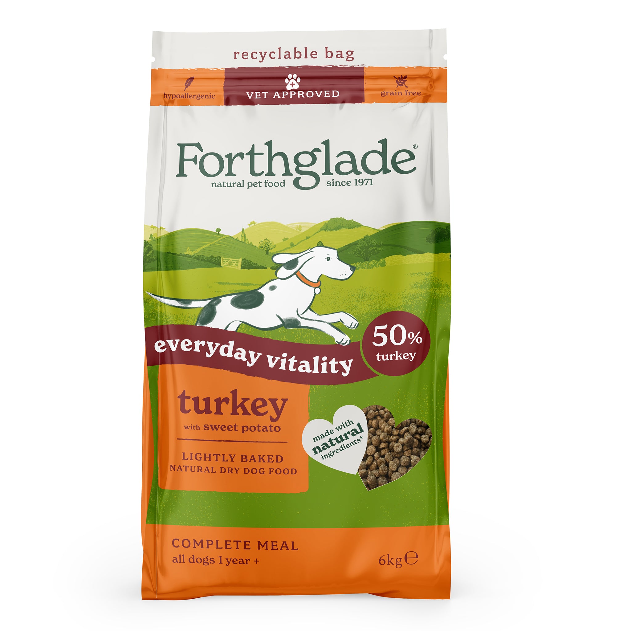 Lightly Baked Turkey Dry Dog Food