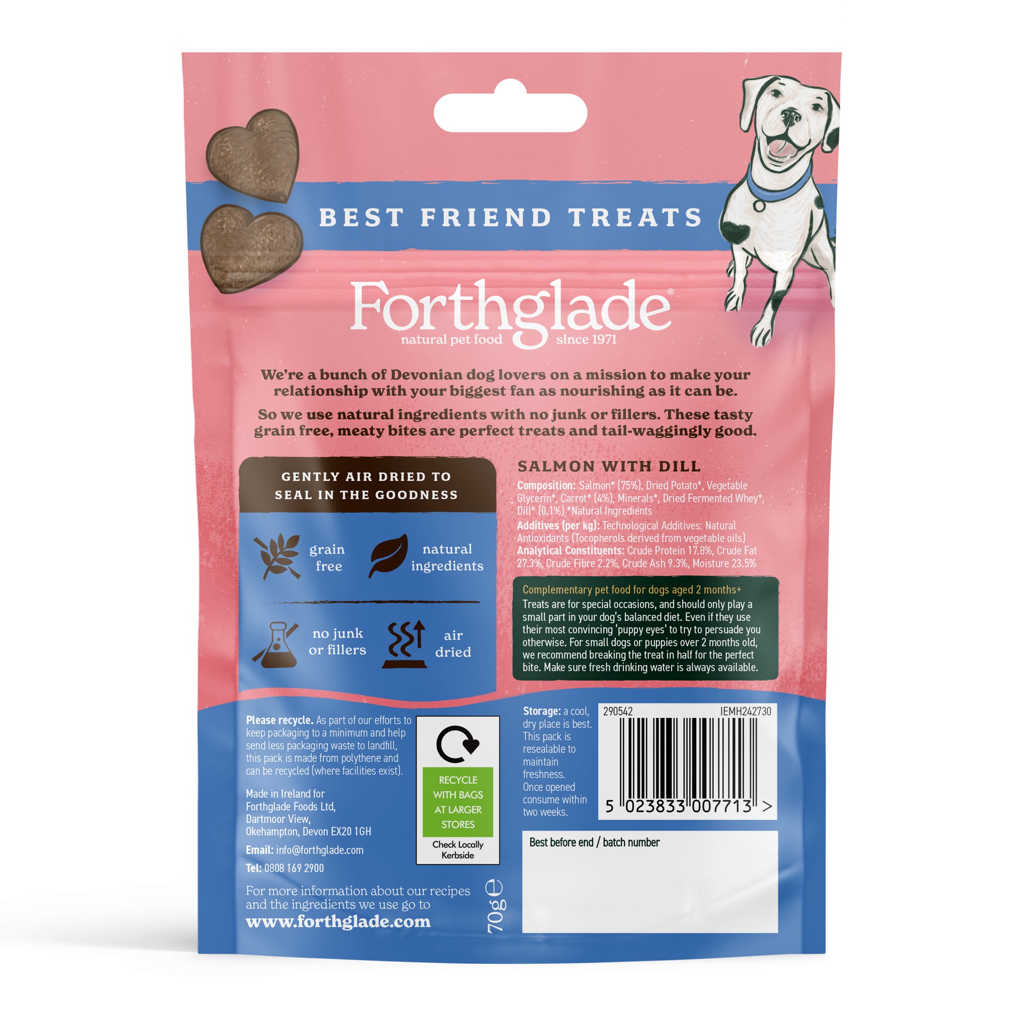 Forthglade salmon dog outlet food