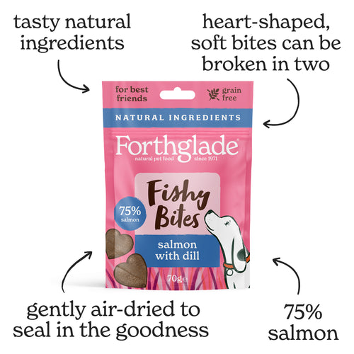 Fish Dog Treats - Salmon & Dill Fishy Bites