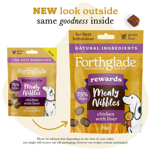 Meaty Nibbles Chicken Liver Dog Treats - Main Image