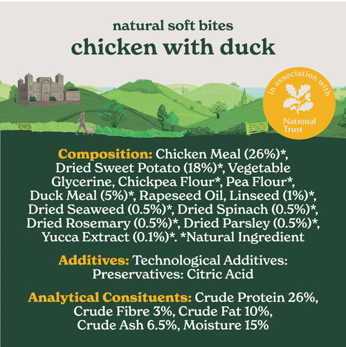 National Trust Chicken & Duck Dog Treats (1 x 90g)