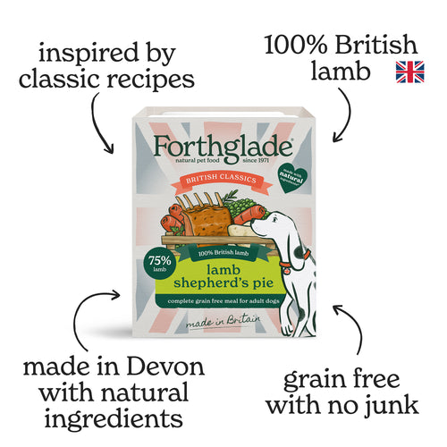 British Classics Lamb Shepherds Pie Natural Wet Dog Food