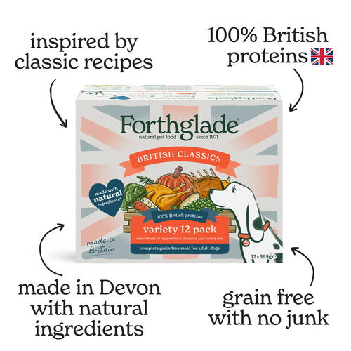 British Classics Wet Dog Food Variety Multipack