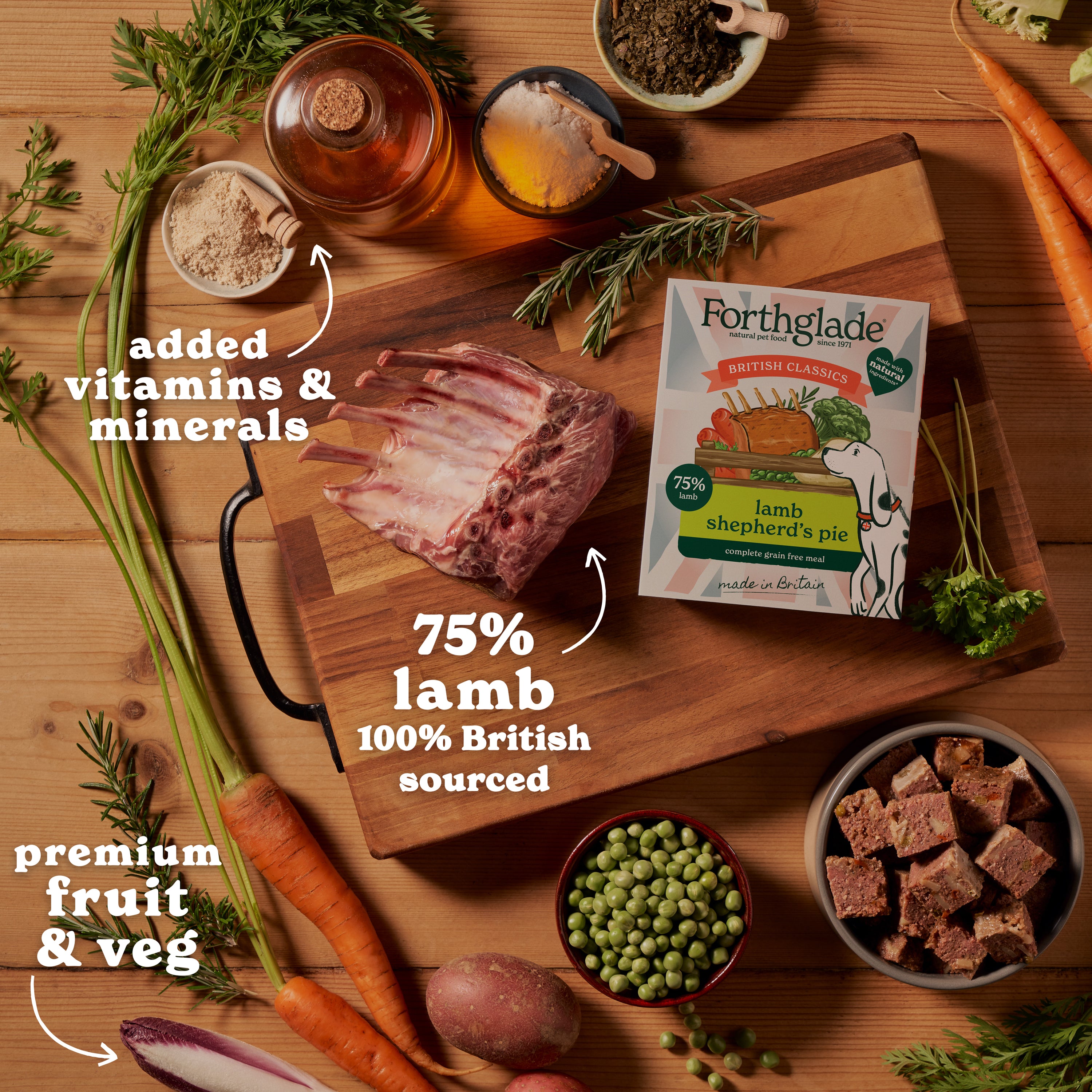 British Classics Lamb Shepherd's Pie Wet Dog Food