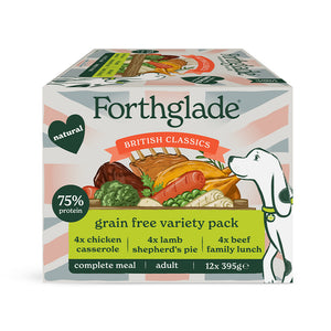 British Classics Chicken, Lamb & Beef Dog Food Variety Pack