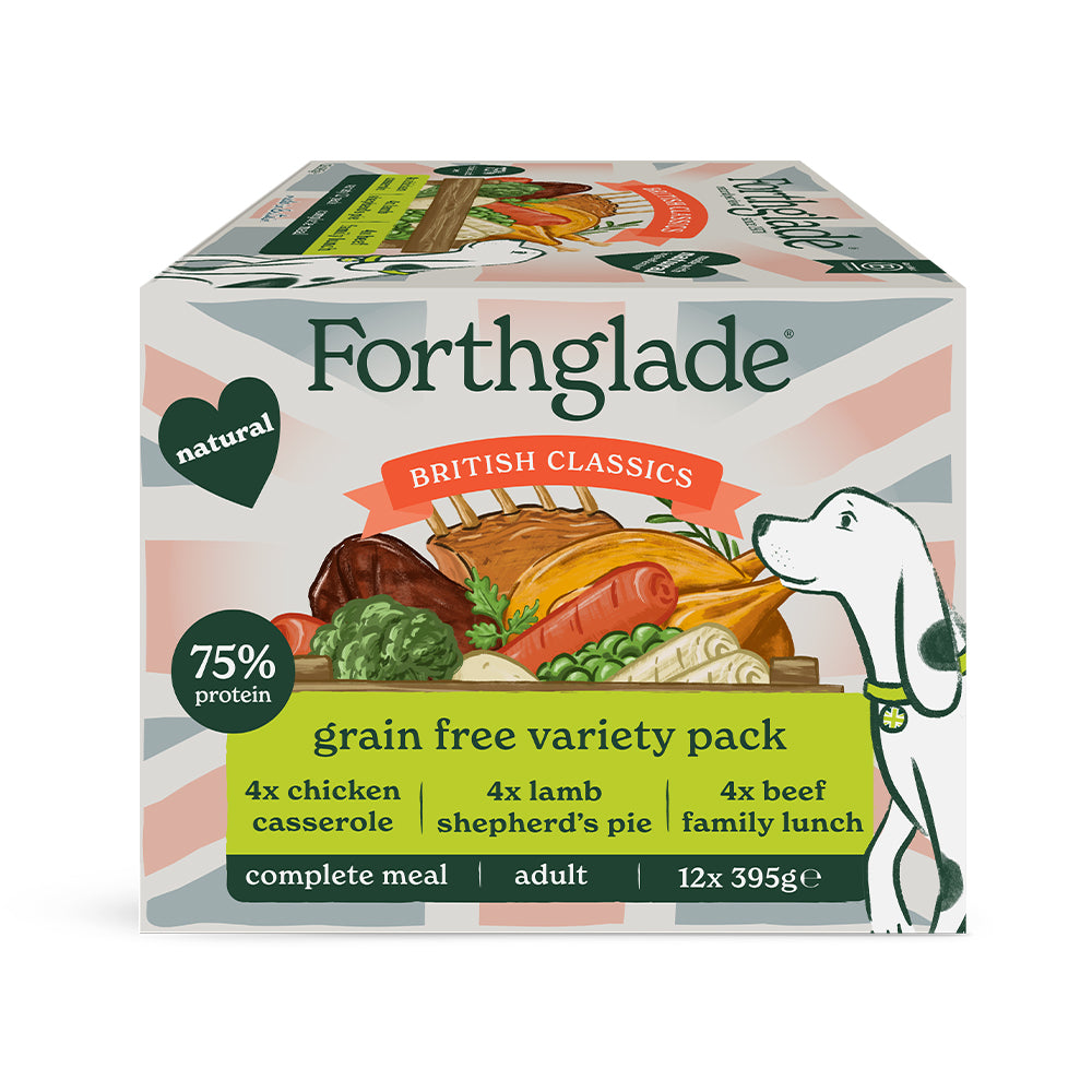 British Classics Chicken, Lamb & Beef Dog Food Variety Pack