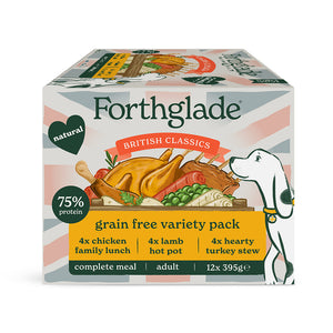 British Classics Chicken, Lamb & Turkey Dog Food Variety Pack