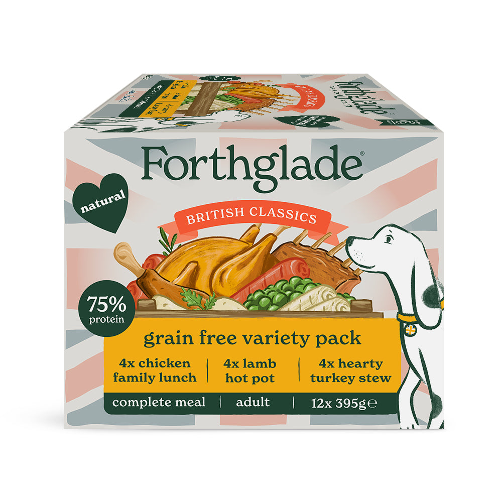 British Classics Chicken, Lamb & Turkey Dog Food Variety Pack