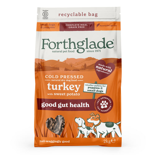 Small Breed Cold Pressed Turkey Dry Dog Food