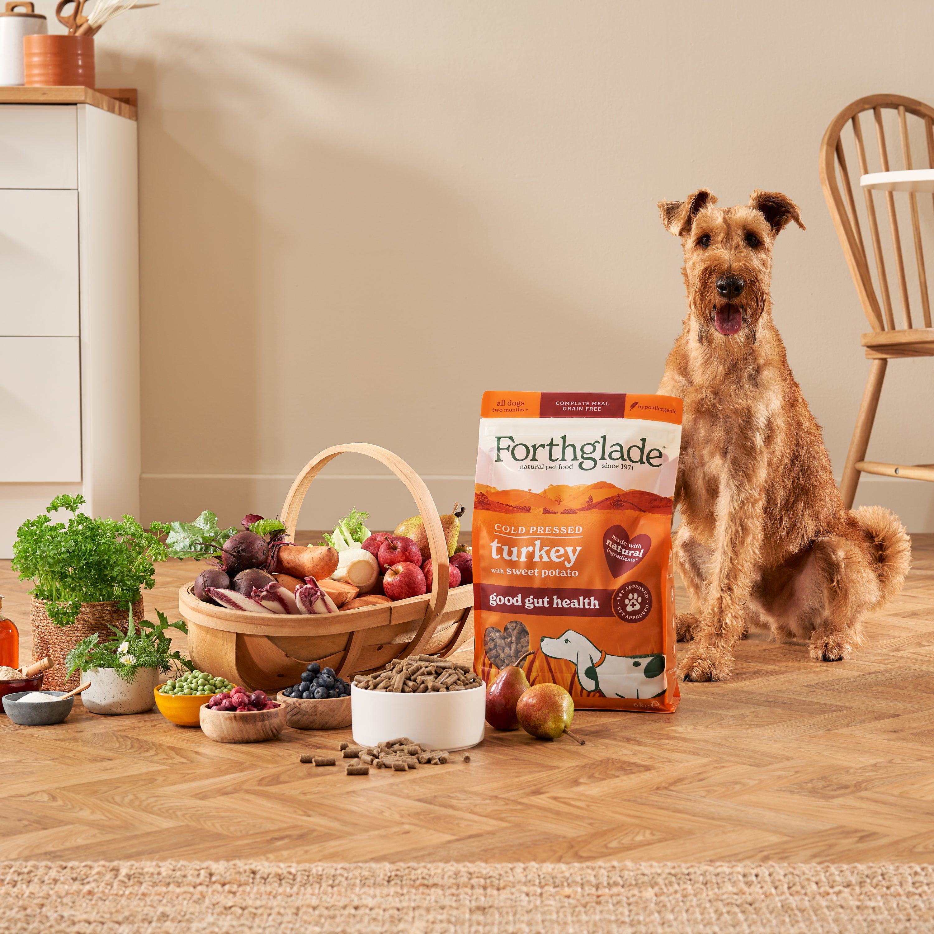 Cold Pressed Turkey Dry Dog Food