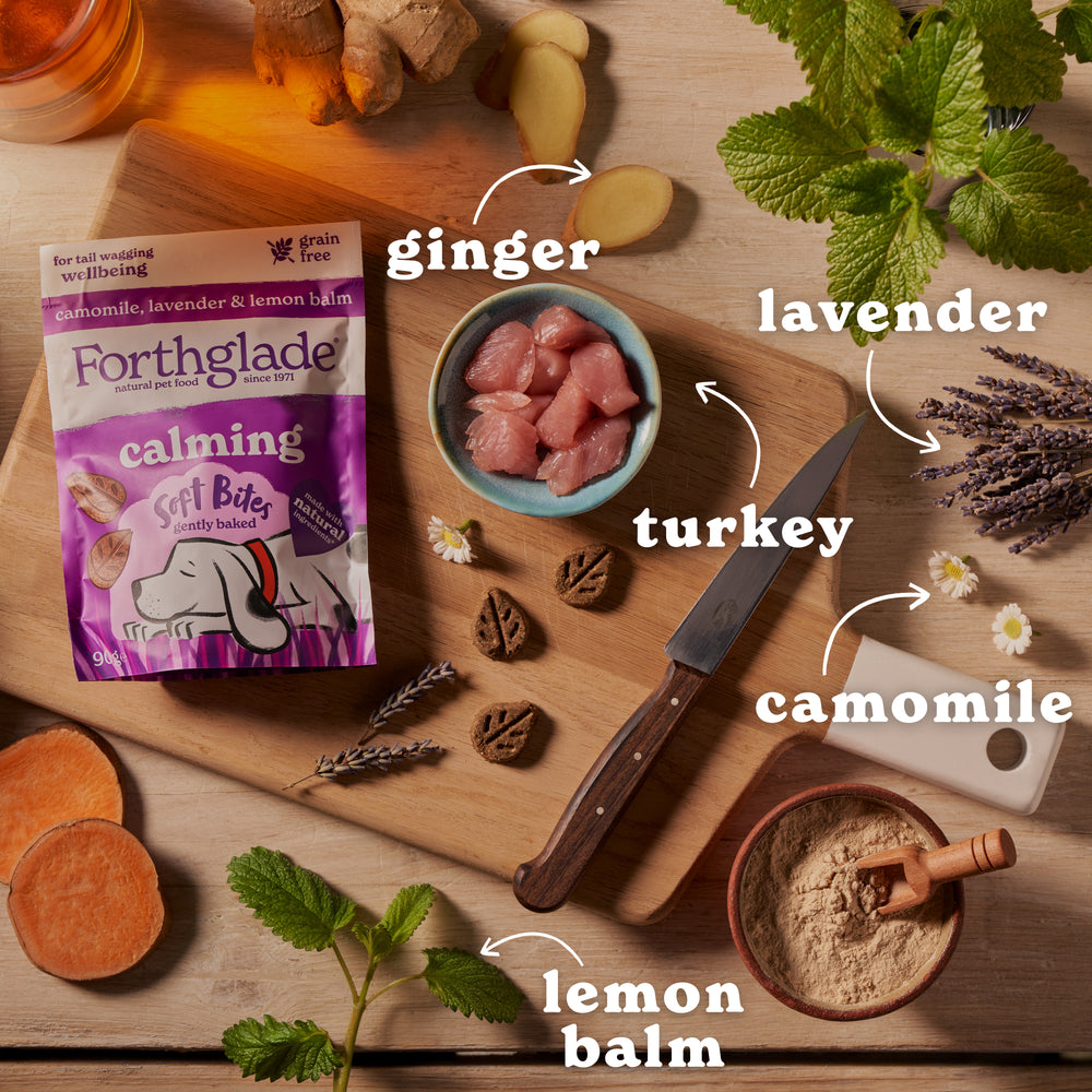 Calming Dog Treats with Camomile & Lavender