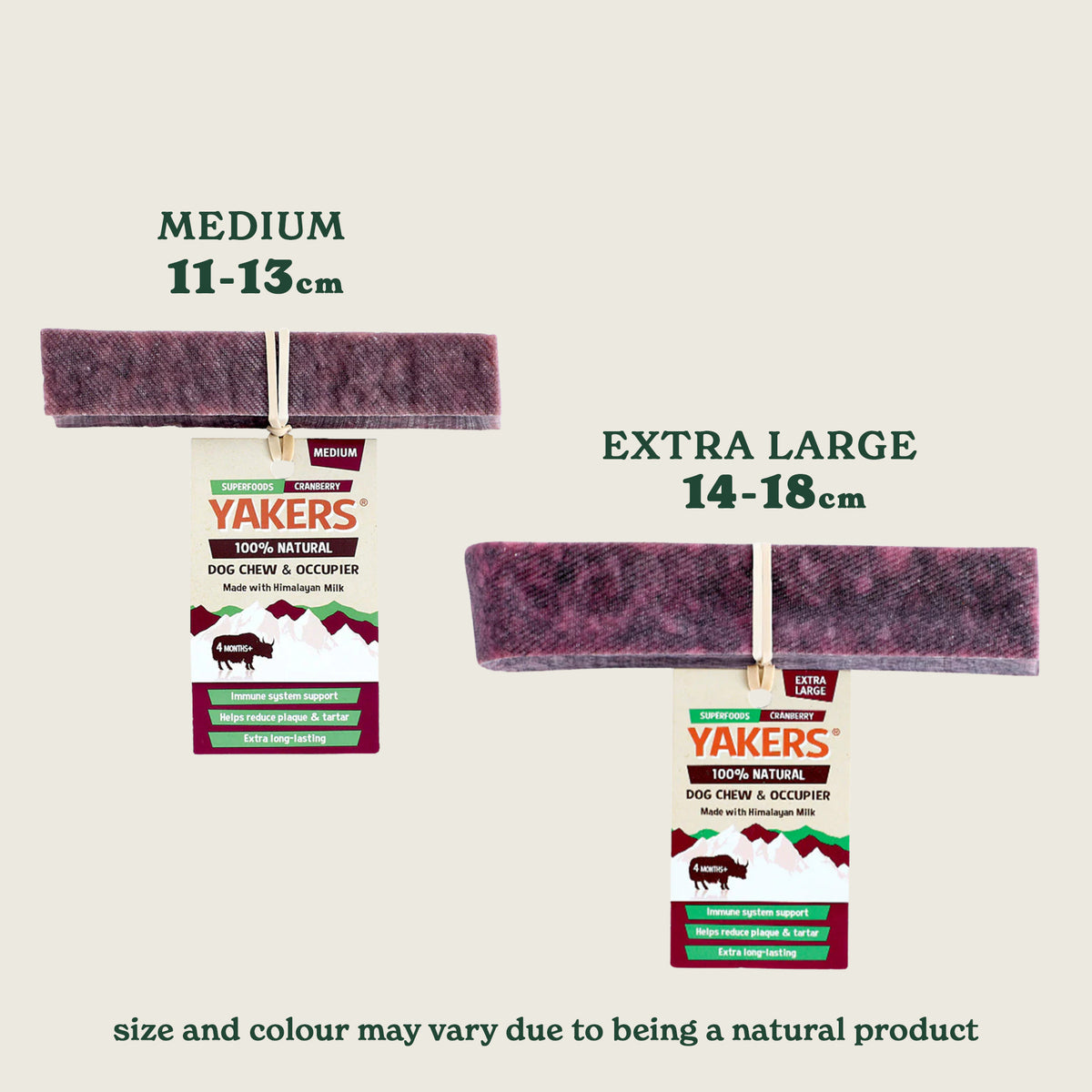 YAKERS Cranberry Dog Chew