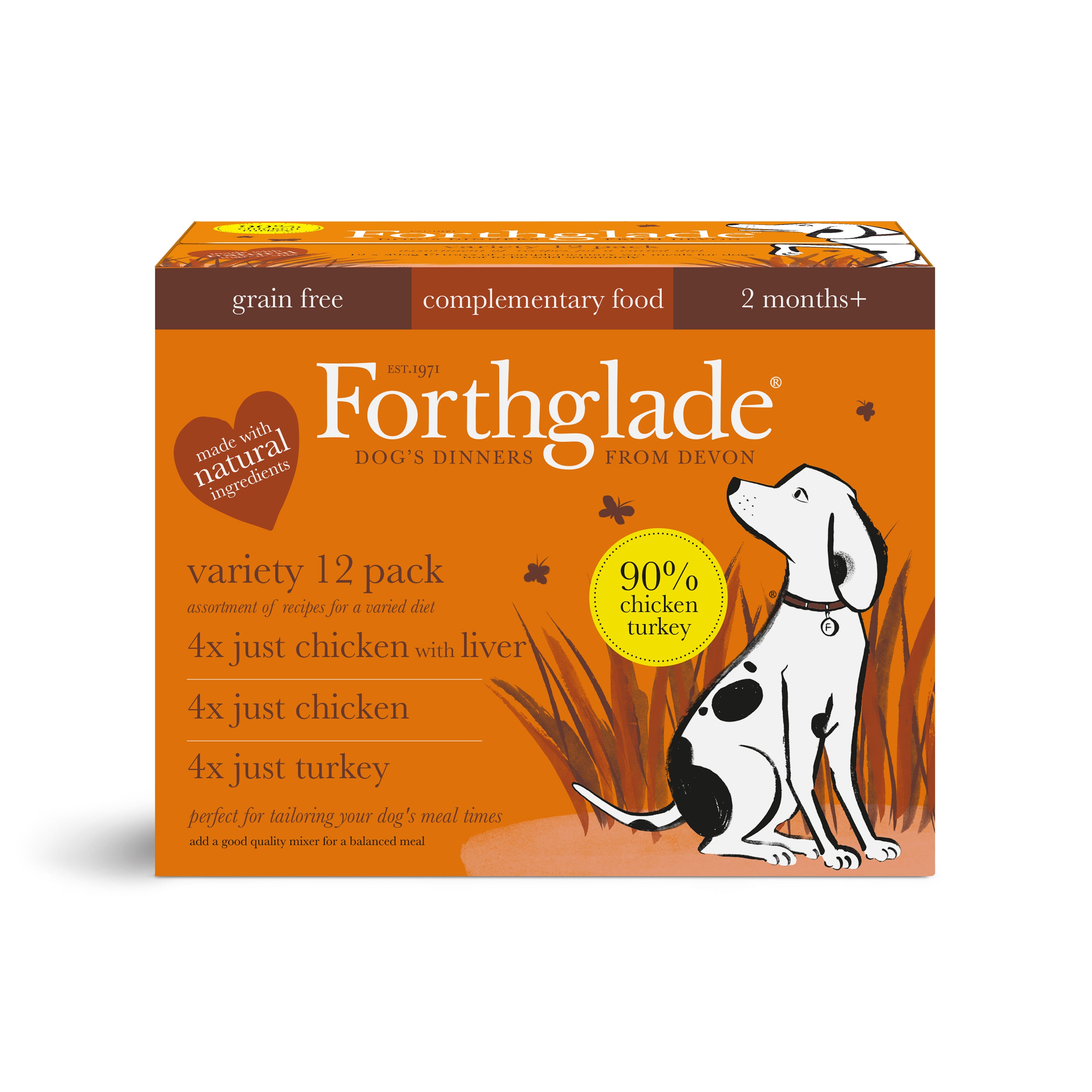 Just Chicken, Liver & Turkey Wet Dog Food Variety Pack