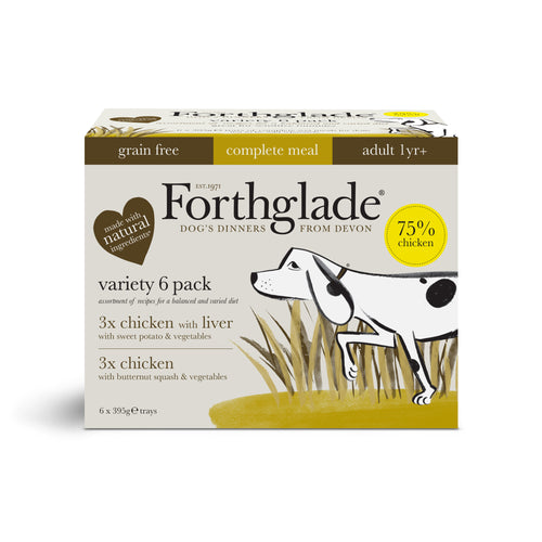 Chicken & Liver Wet Dog Food Variety Pack