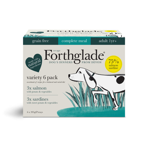 Salmon & Sardines Wet Dog Food Variety Pack