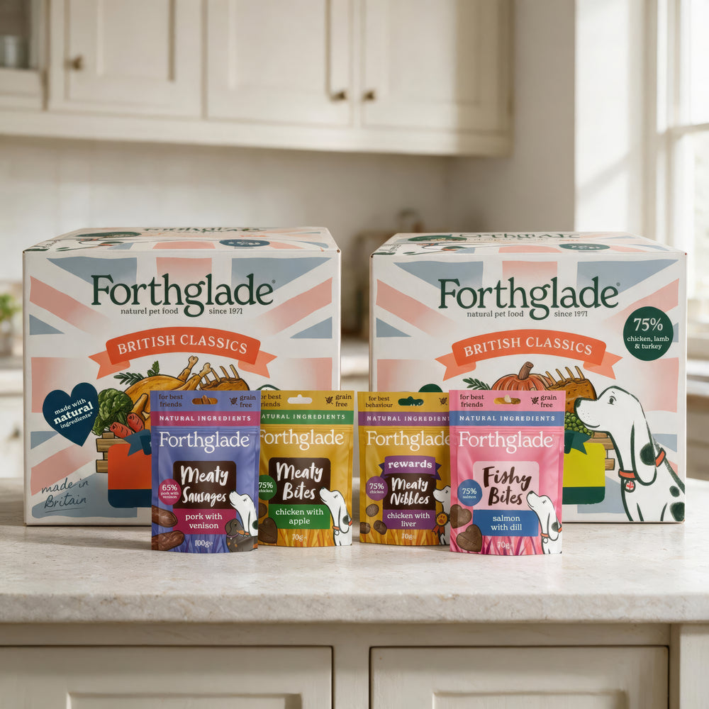 British Classics Wet Dog Food & Meaty Treats Bundle